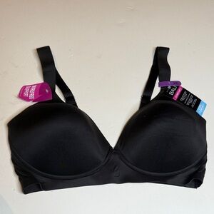 Bali comfort wireless bra Women’s size 2XL black NWT $48